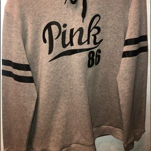 New grey pink victorias secret hoodie (Siz…